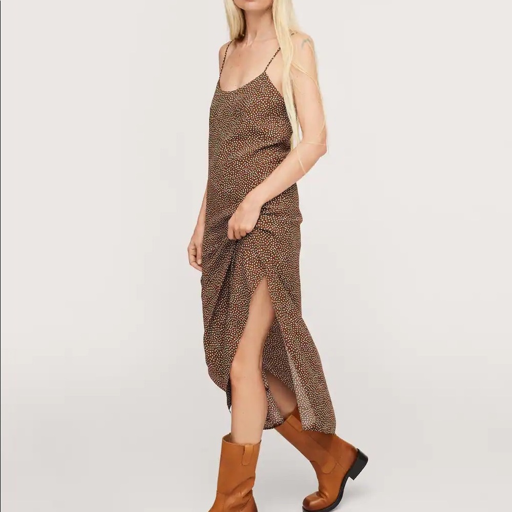 Flowy printed dress